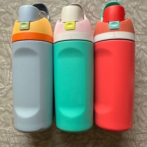 Lot of 3 Owala Free Sip 16oz water bottles